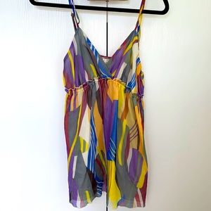 Silk Spaghetti Strap Top